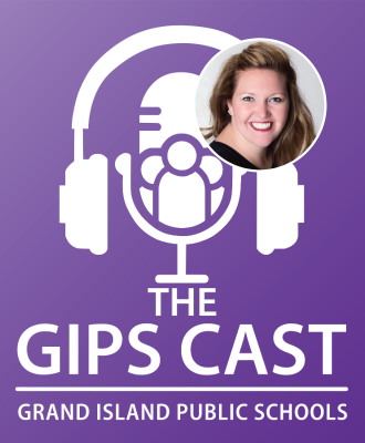  GIPS Cast podcast logo graphic with headshot of Nicole Hicken